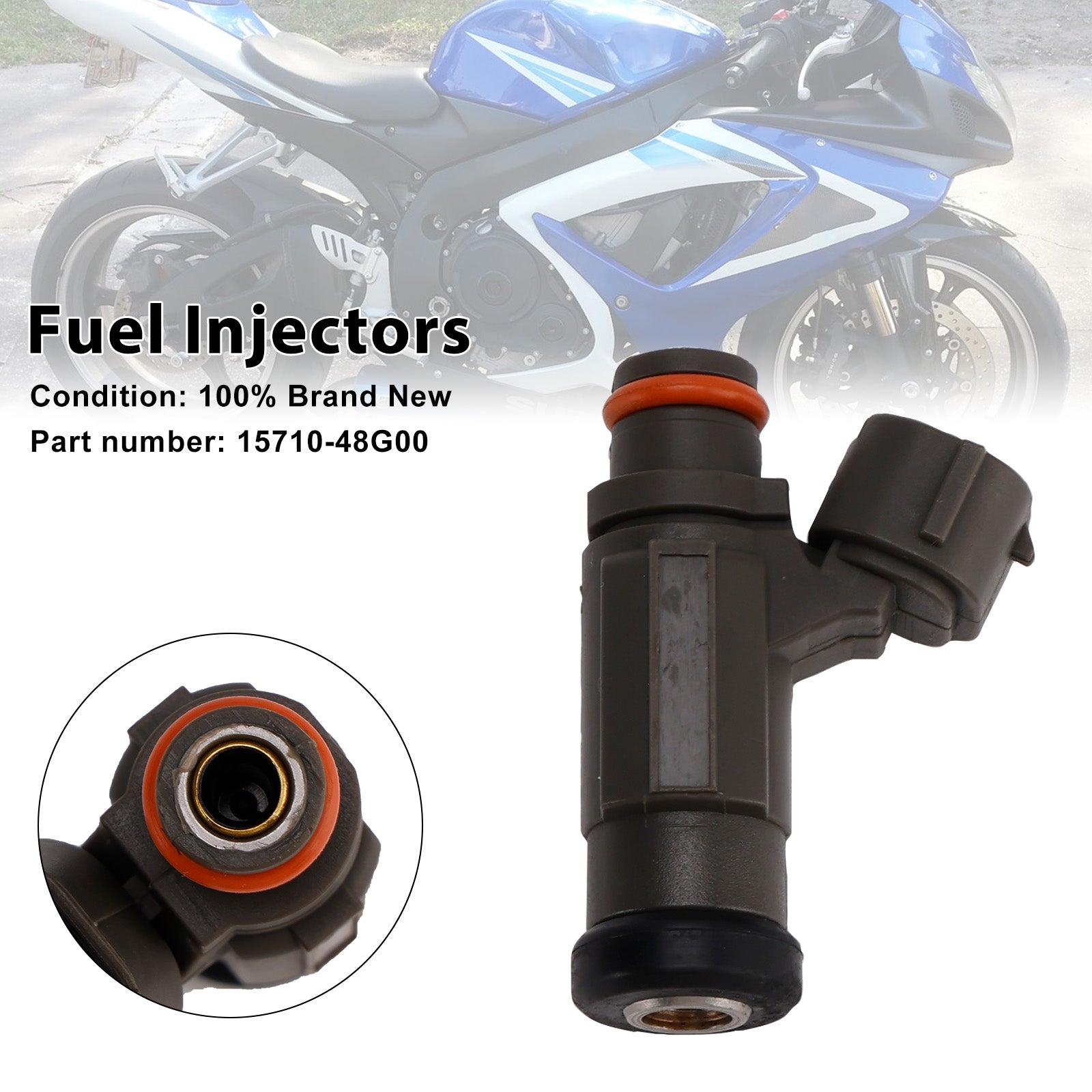 Suzuki Boulevard M109R C109R M90 GSX-R600 Fuel Injectors 15710-48G00