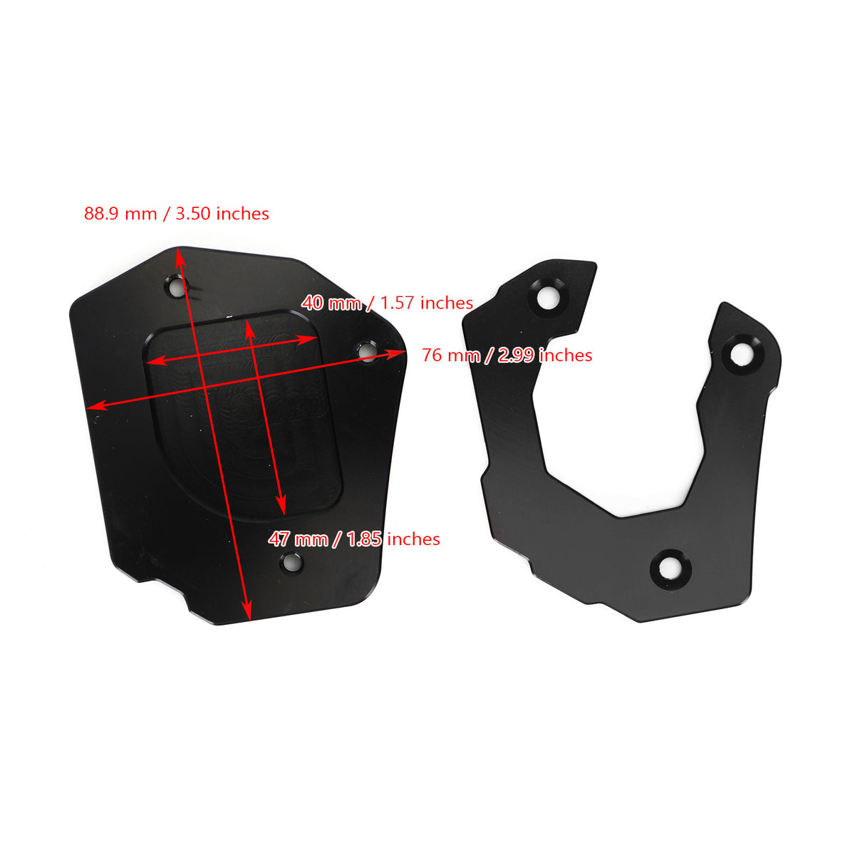 2008-2018 BMW F800GS Motorcycle Kickstand Podložka zvětšit talíř