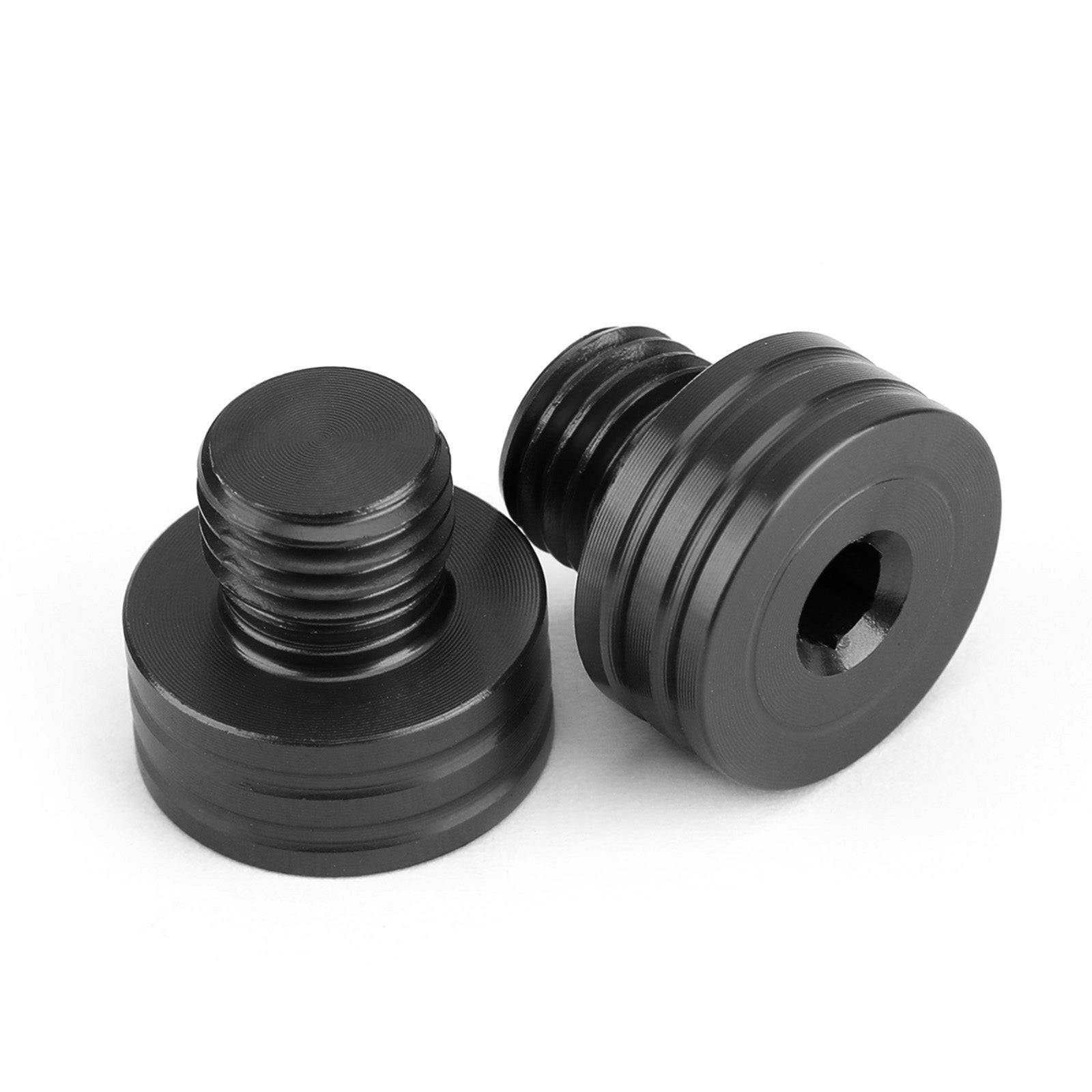 M10x1.25mm Mirror Hole Plugs Black for Yamaha MT-09 Tracer 700 NMAX150 TMAX530