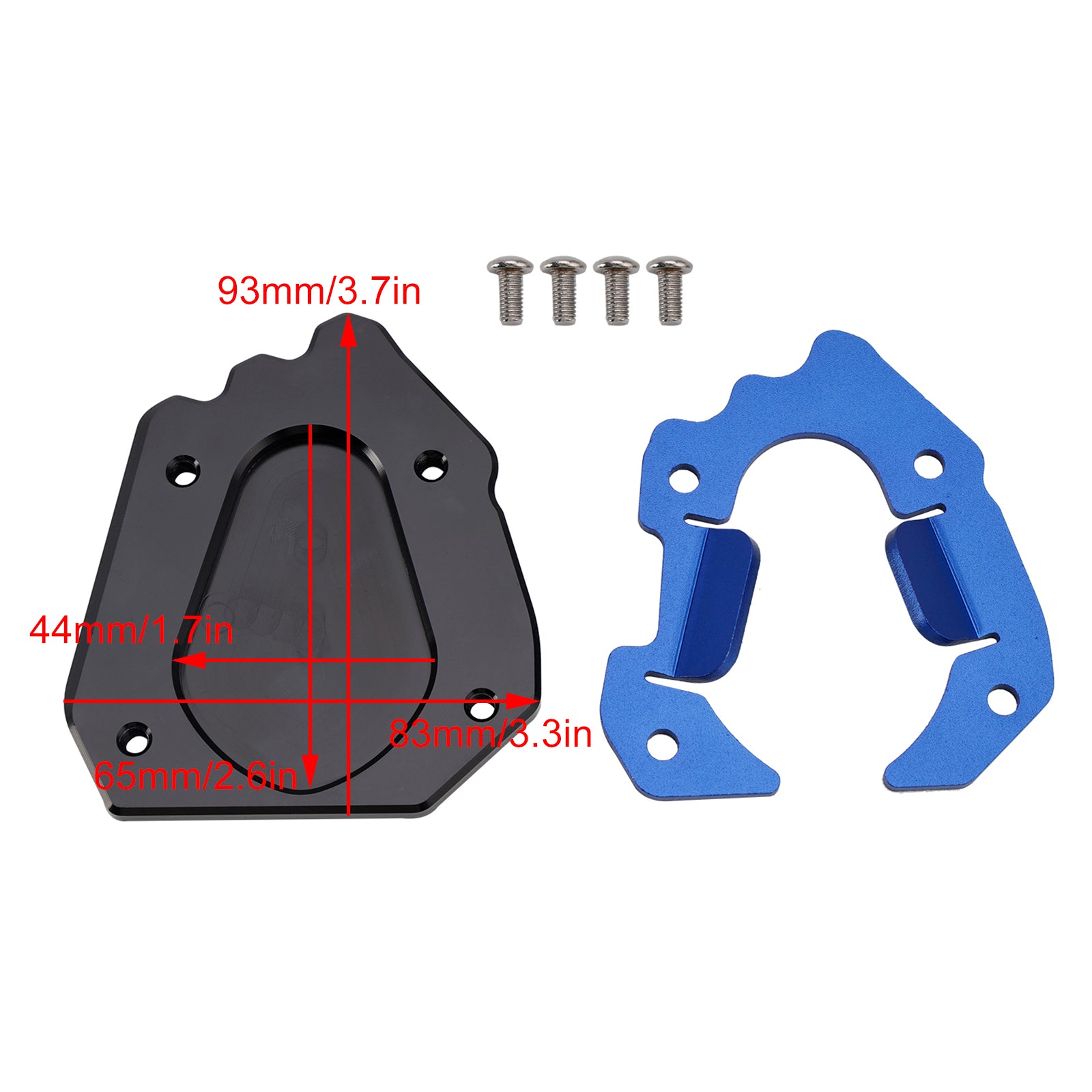 2022+ Tiger 1200 Kickstand Förstora plattplatta