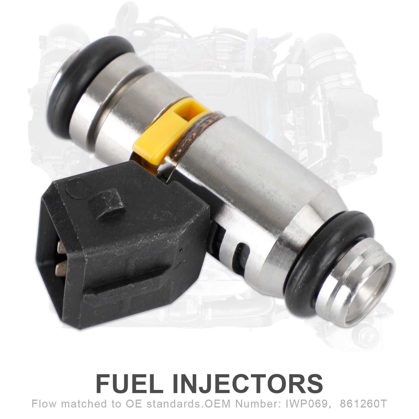 Fiat Marine Mercruiser Fuel Injectors 861260T IWP069