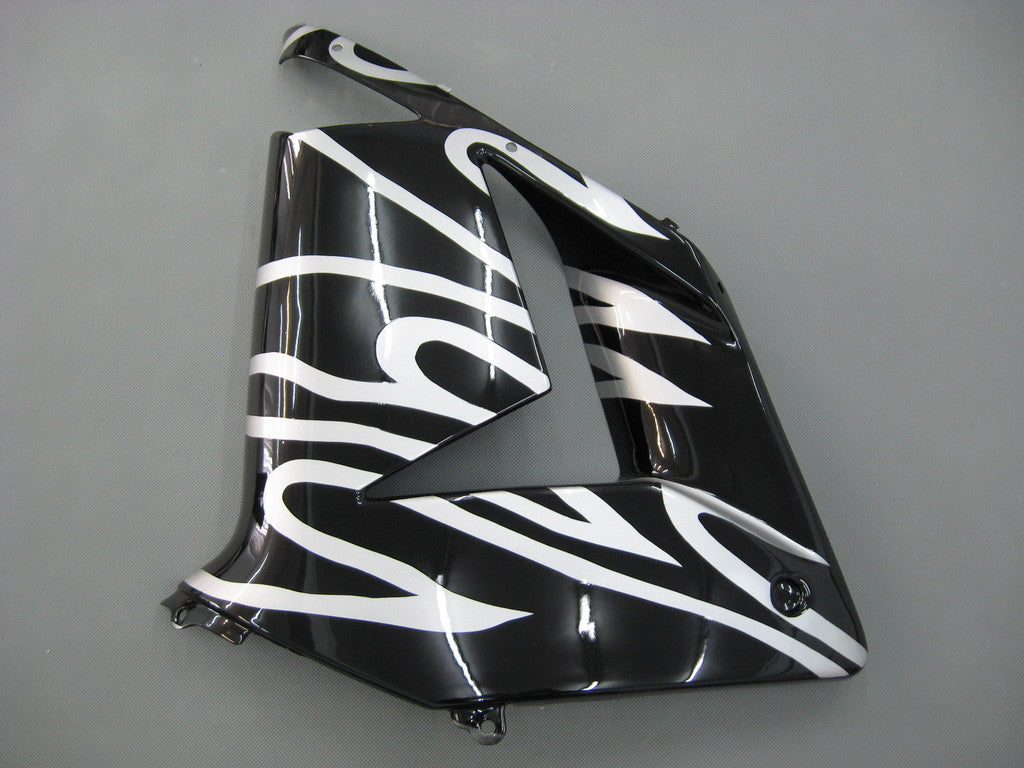 Amotopart 2004-2005 Kawasaki ZX10R Black&White Fairing Kit