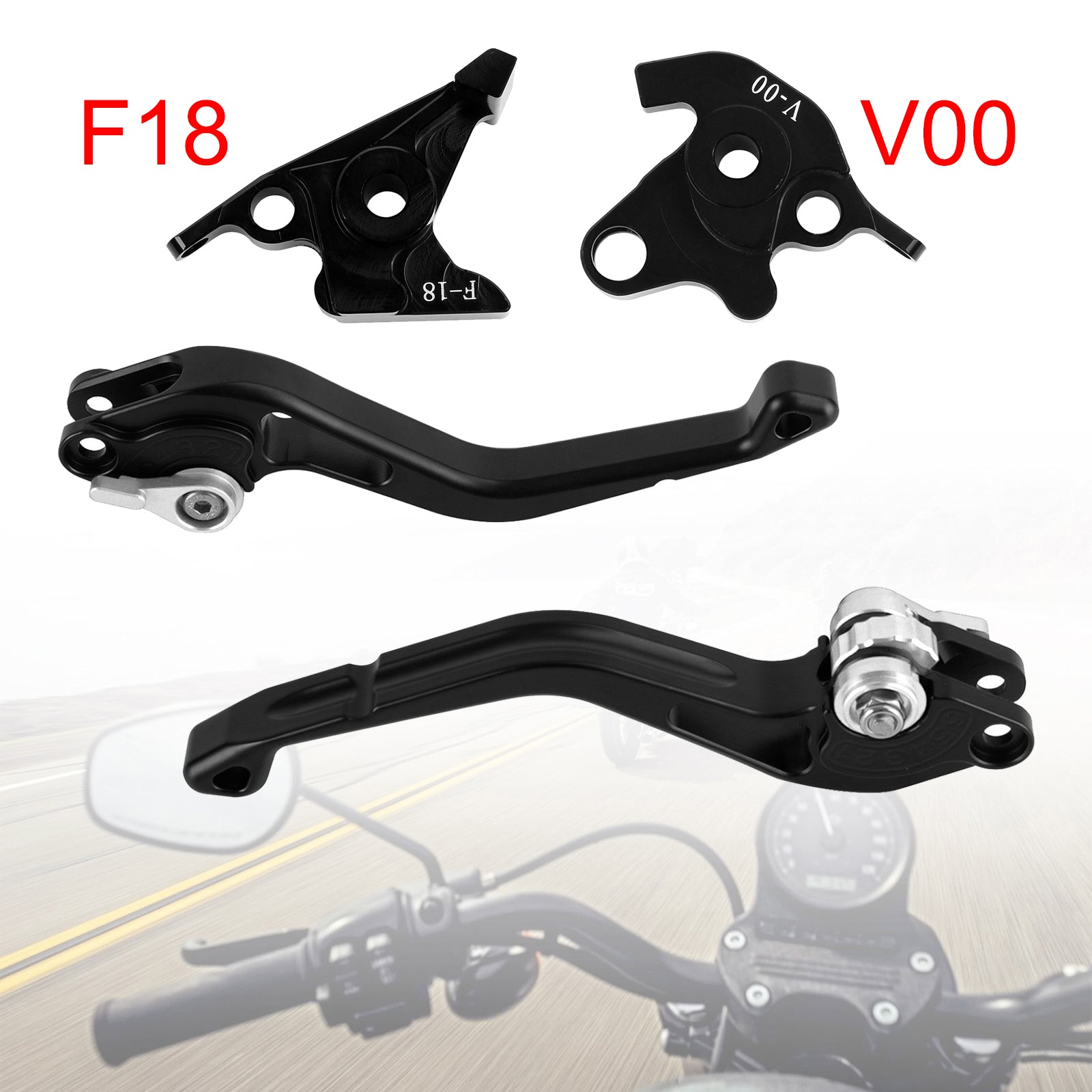 Honda VFR750 VFR800/F VTR1000F Silver NEW Short Clutch Brake Lever