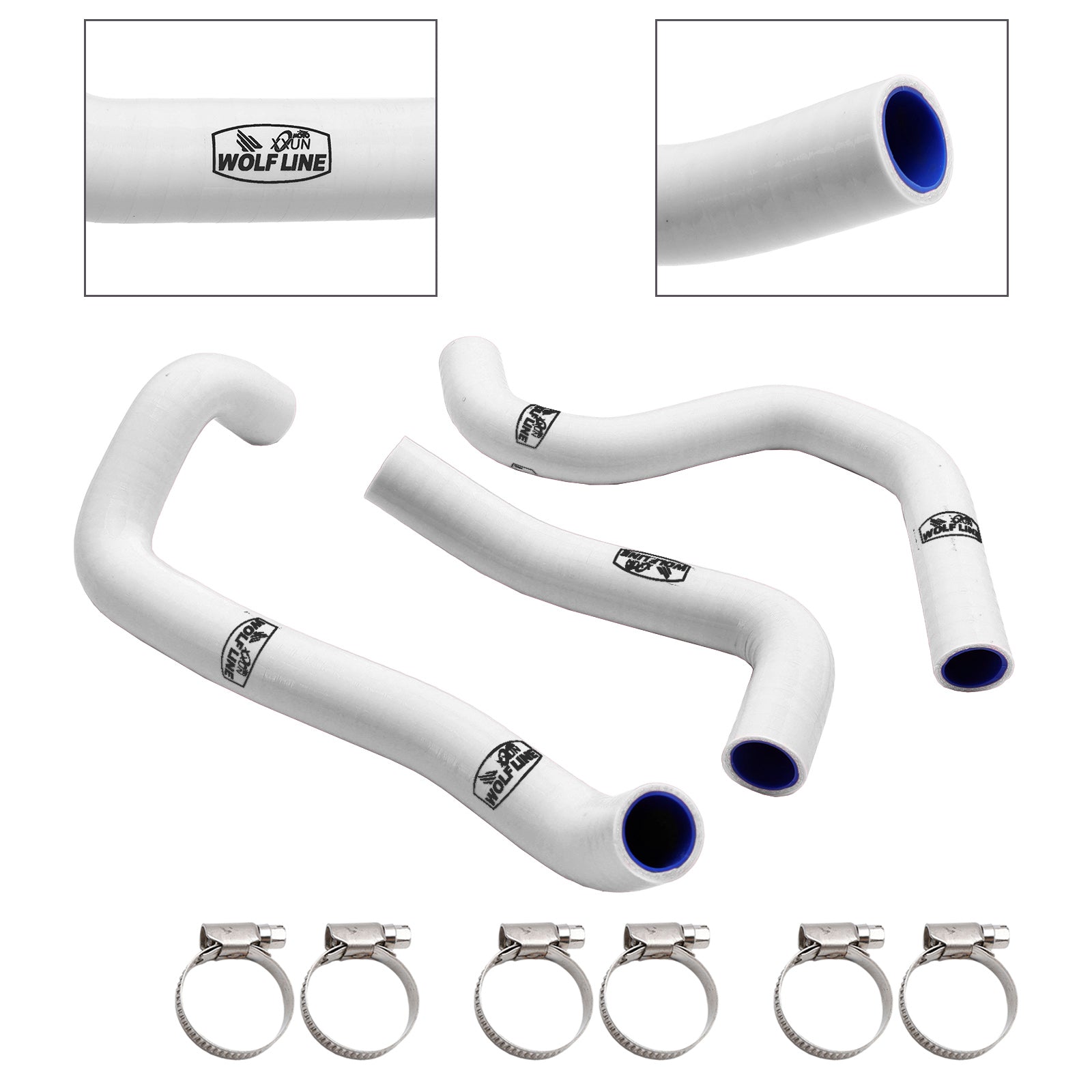 20-22 Street Triple 765 R RS Silicone Radiator Coolant Hose Kit