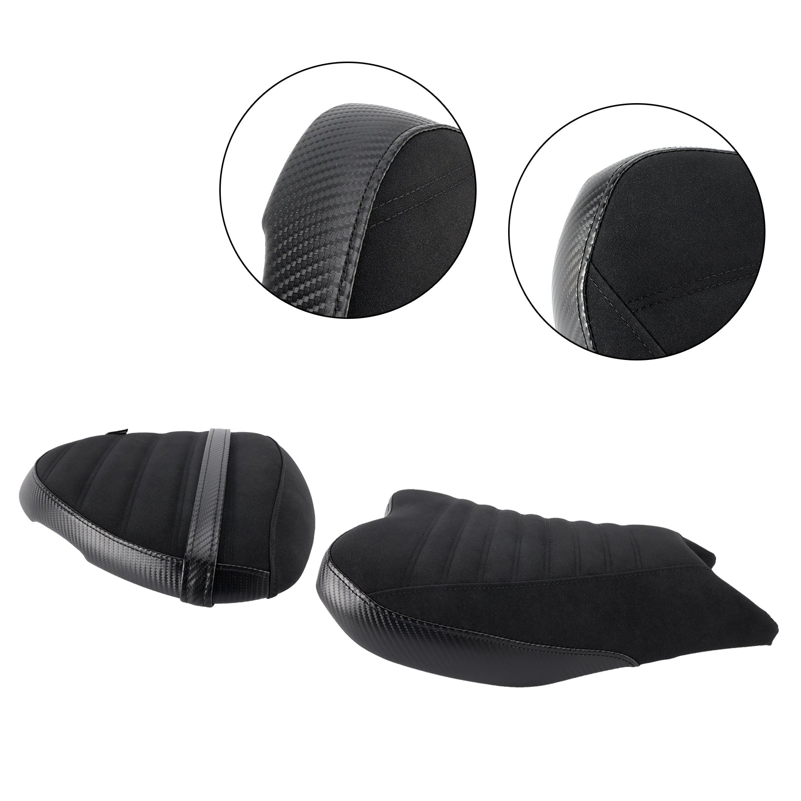 2022-2024 Suzuki Hayabusa Gsx1300R Driver&Passenger Seat Kit Cushion Black1