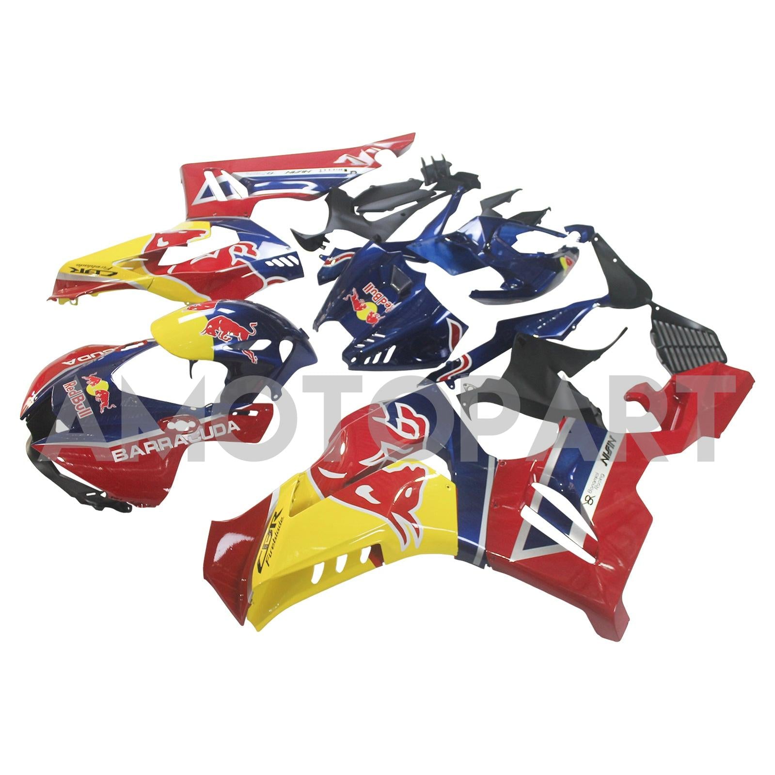 Amotopart 2020-2023 Honda CBR1000RR-R Red Yellow Blue Fairing Kit
