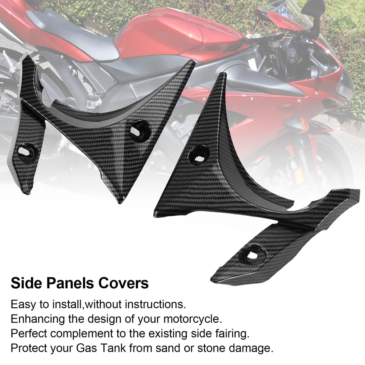 2004-2006 Yamaha YZF R1 Carbon Inner Side Trim Panel Cover Fairing Cowl