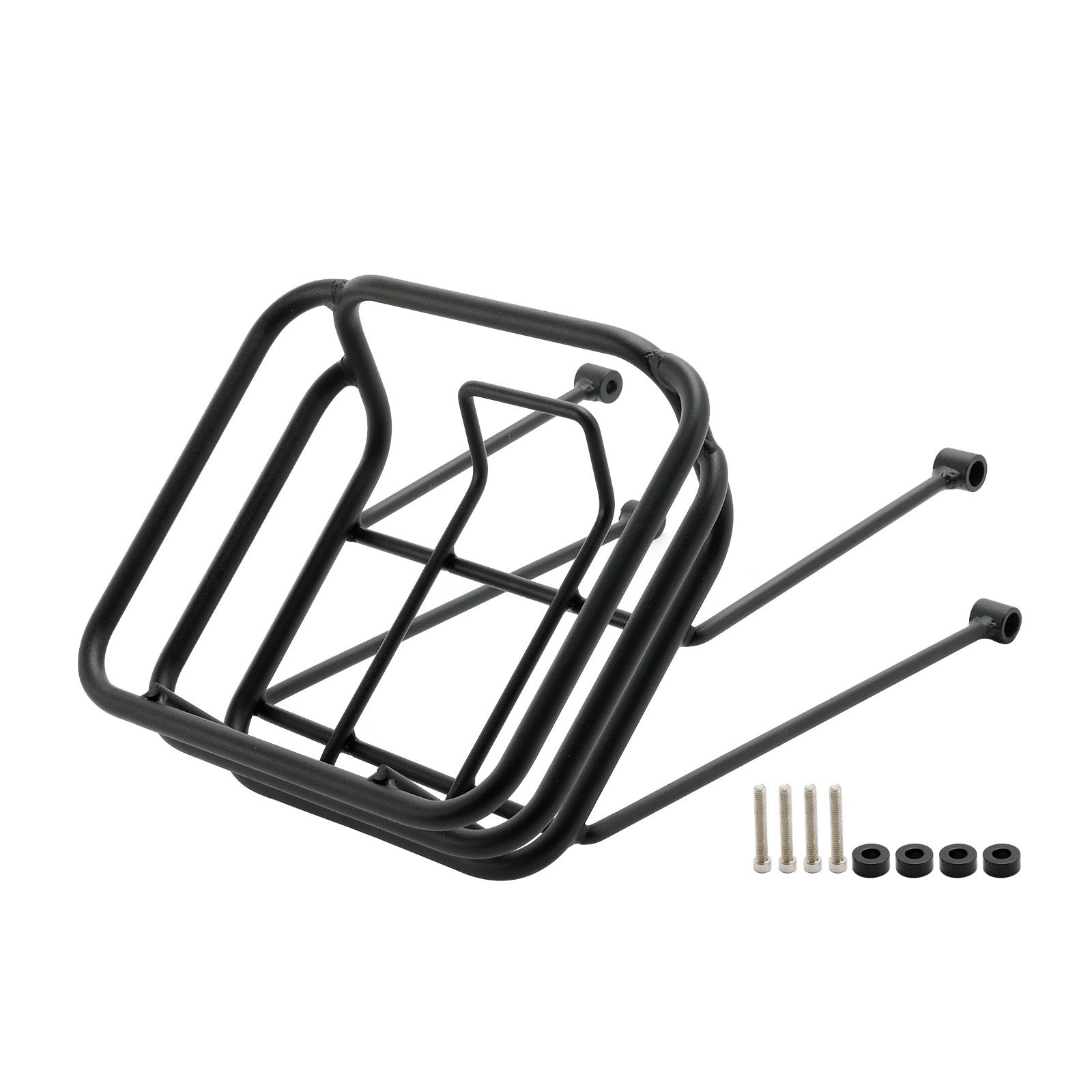 Black Front Rack Carrier Basket For Honda Hunter Cub CT125 Trail 2020-2023 22 21