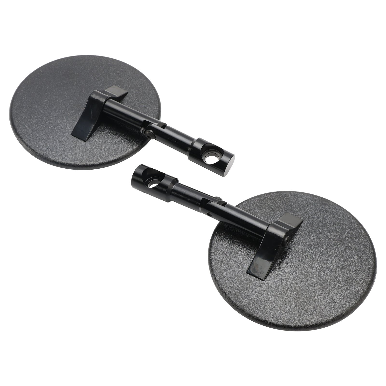 Handlebar end mirror SUPERBIKE mirrors - Black - Round For Supermoto Enduro