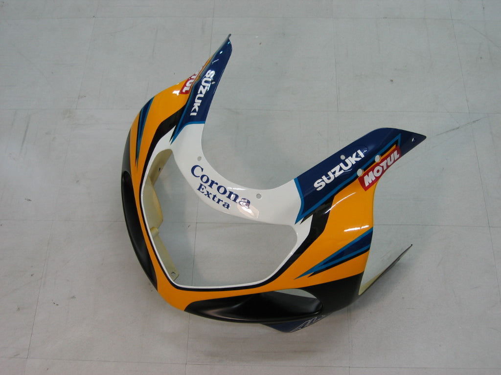 Amotopart Suzuki 01-03 GSXR600 & 00-03 GSXR750 Yellow Blue Fairing Kit