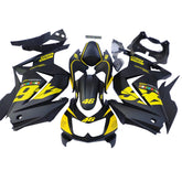 Amotopart 2008-2012 Kawasaki EX250 Ninja250R Black & Yellow Fairing Kit