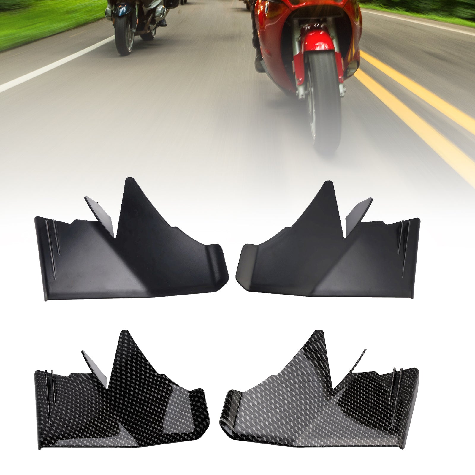 Aprilia RS457 2024 Air Deflector Spoiler Winglets Fairing