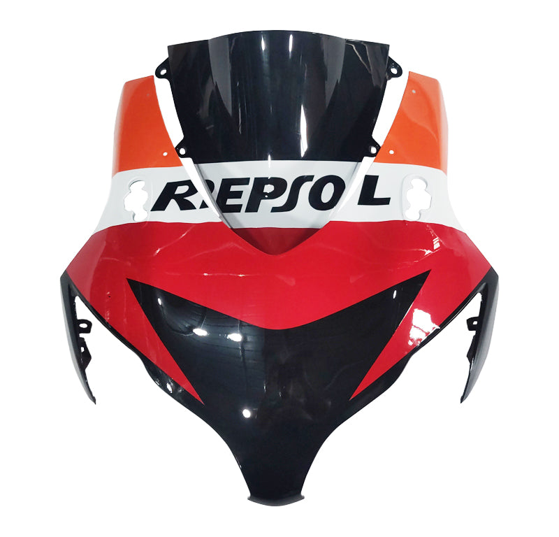 Amotopart 2008-2011 Honda CBR1000RR Orange Black Fairing Kit