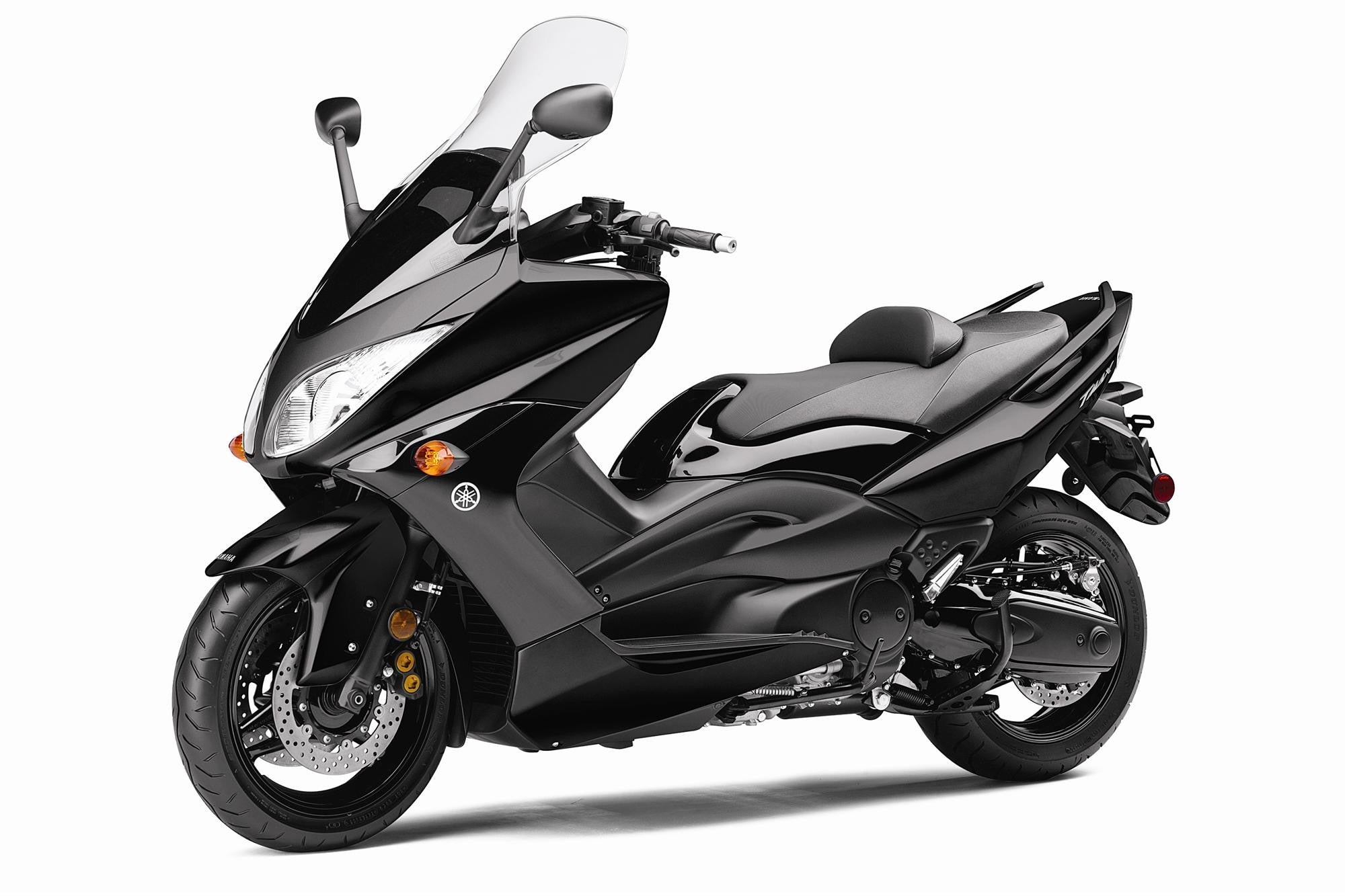 Amotopart 2008–2012 Yamaha T-Max XP500 Verkleidungsset in Schwarz und Grau