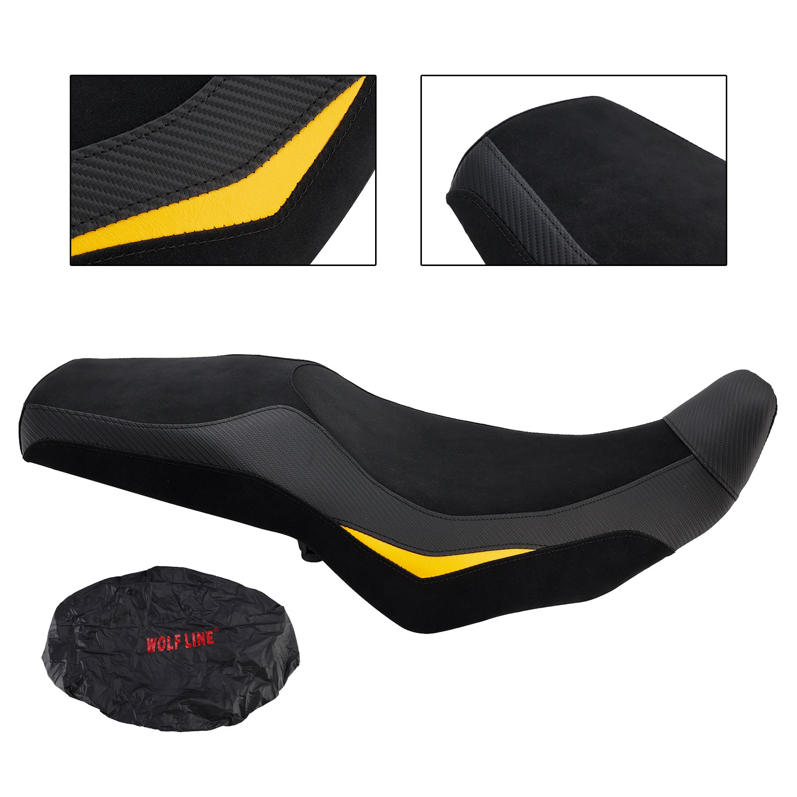 Suzuki V-Strom Dl 800 24-25 Rider Passenger Seat Front Rear Cushion Fit Red Black