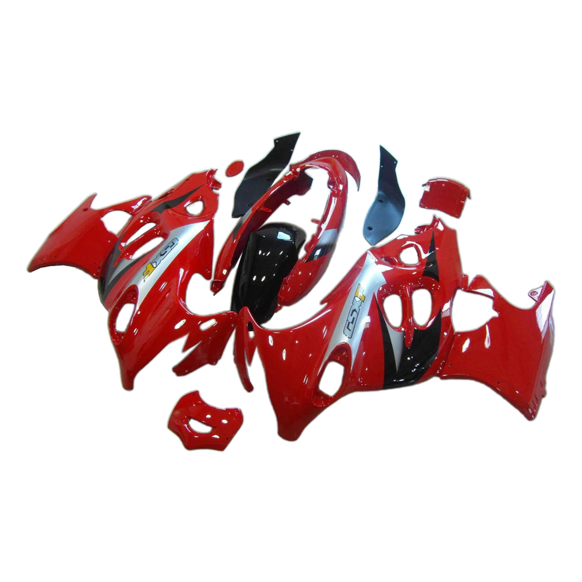 Amotopart Verkleidungssatz für Suzuki Katana GSX600F GSX750F, 1998–2006, Rot