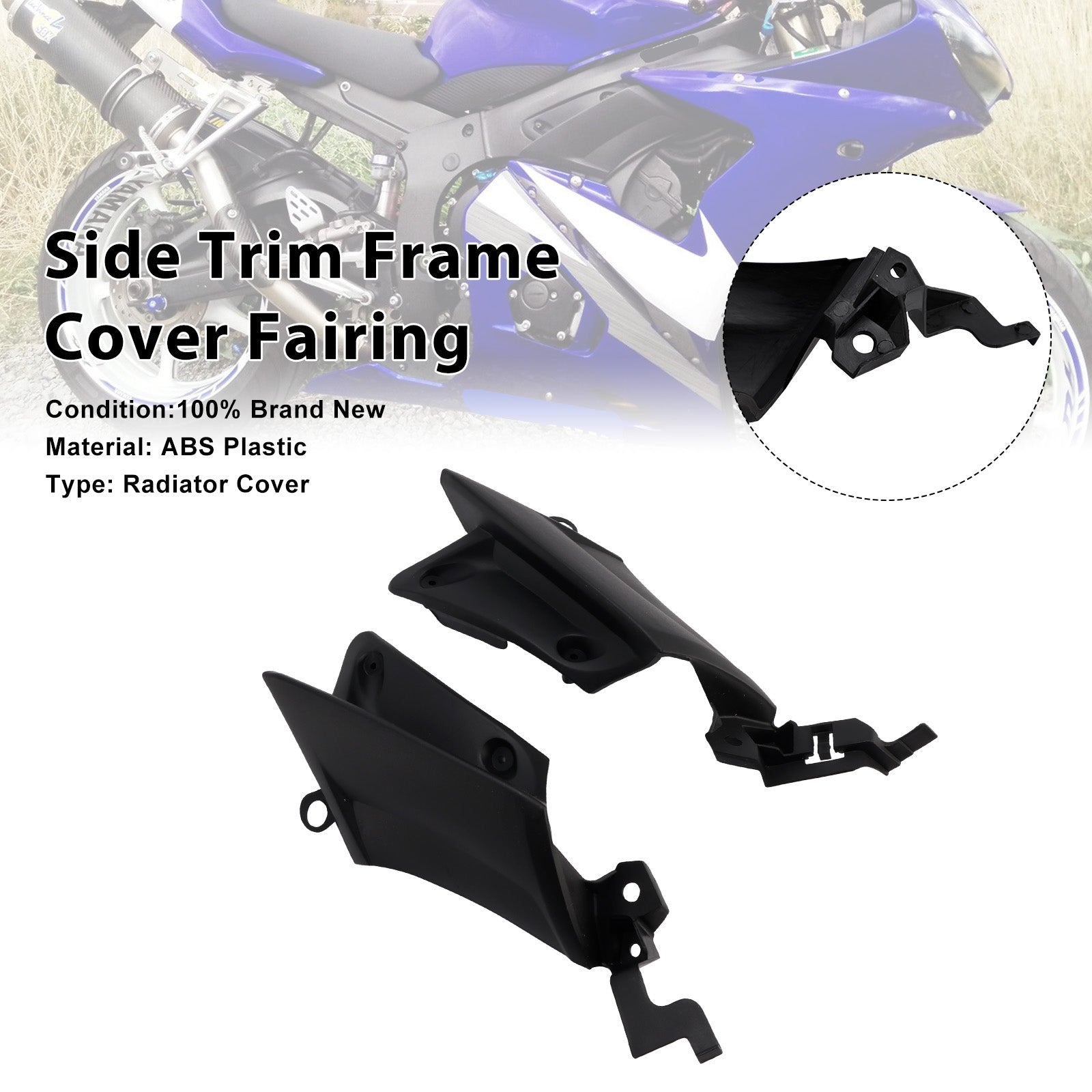 Yamaha YZF R6 2003-2005 R6S 06-09 Side Trim Frame Cover Fairing