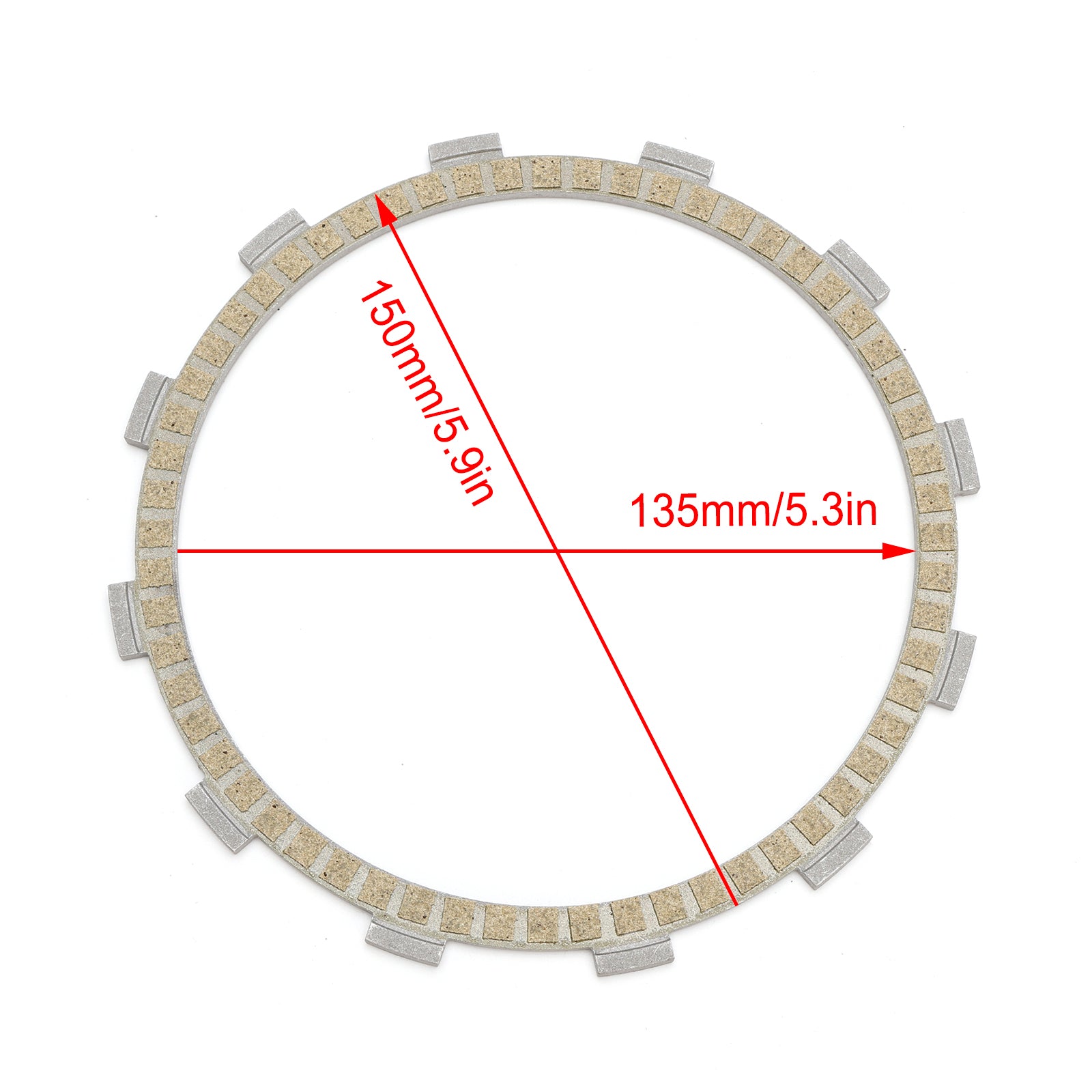 Honda CBR1100XX Blackbird 97-98 Clutch Friction Plate Kit 22201-MAT-000 22202-MAT-000