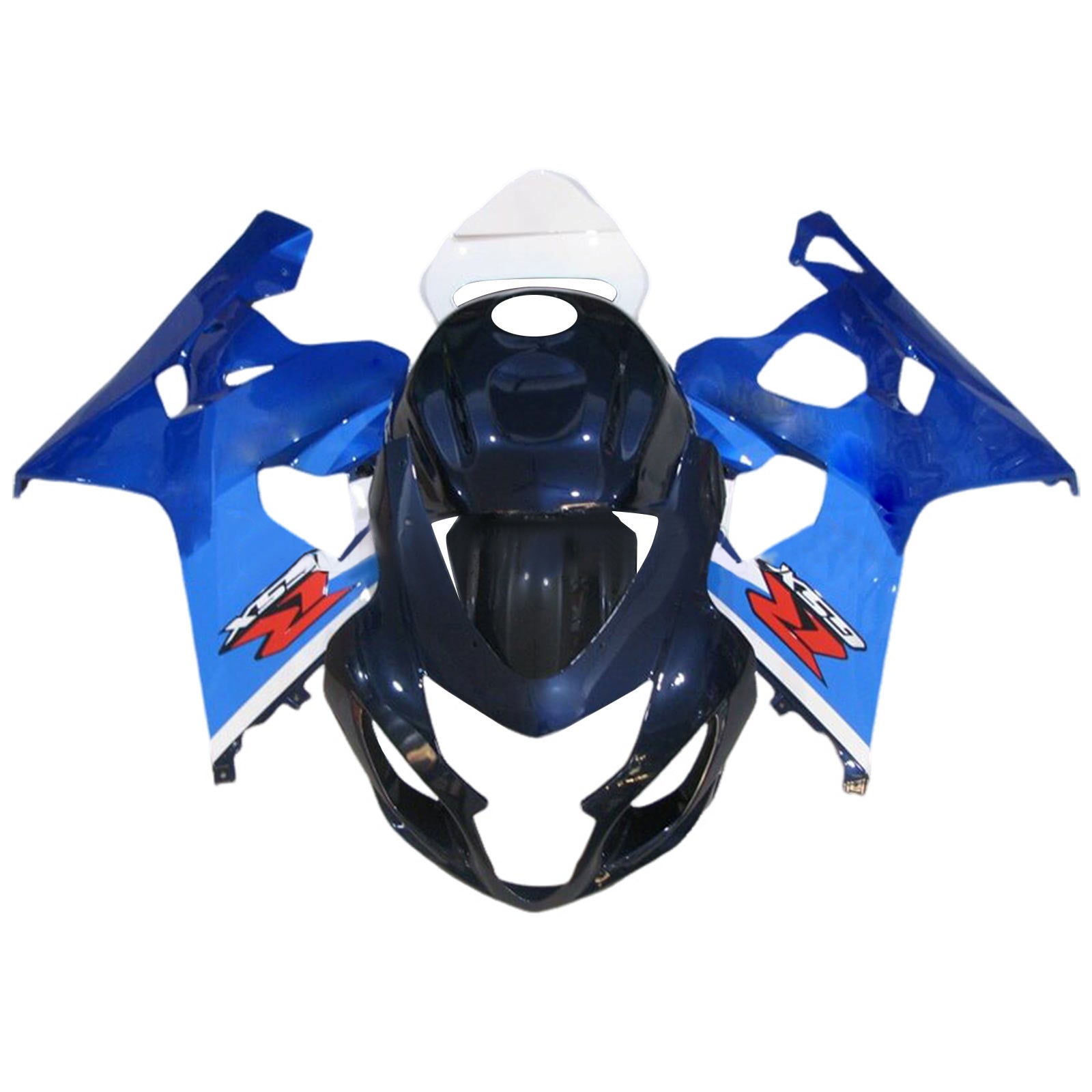 Amotopart 2004-2005 K4 GSXR 600/750 Suzuki Gradient Blue Fairing Kit