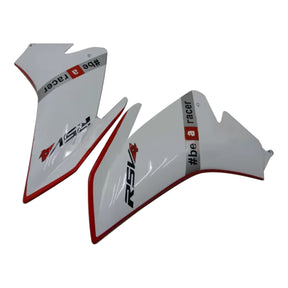 Amotopart 2009-2015 RSV4 1000 Aprilia White&Red Style4 Fairing Kit