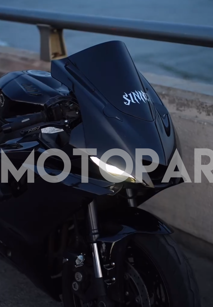 Amotopart Yamaha YZF-R6 2017-2023 Glossy Black Fairing Kit