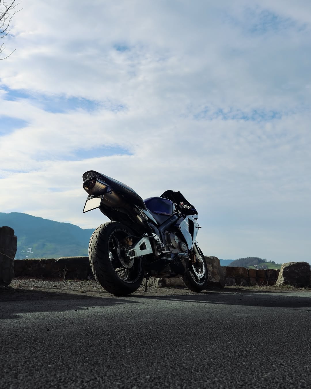 Amotopart 2003-2004 Honda CBR600rr Kit de carénage noir violet