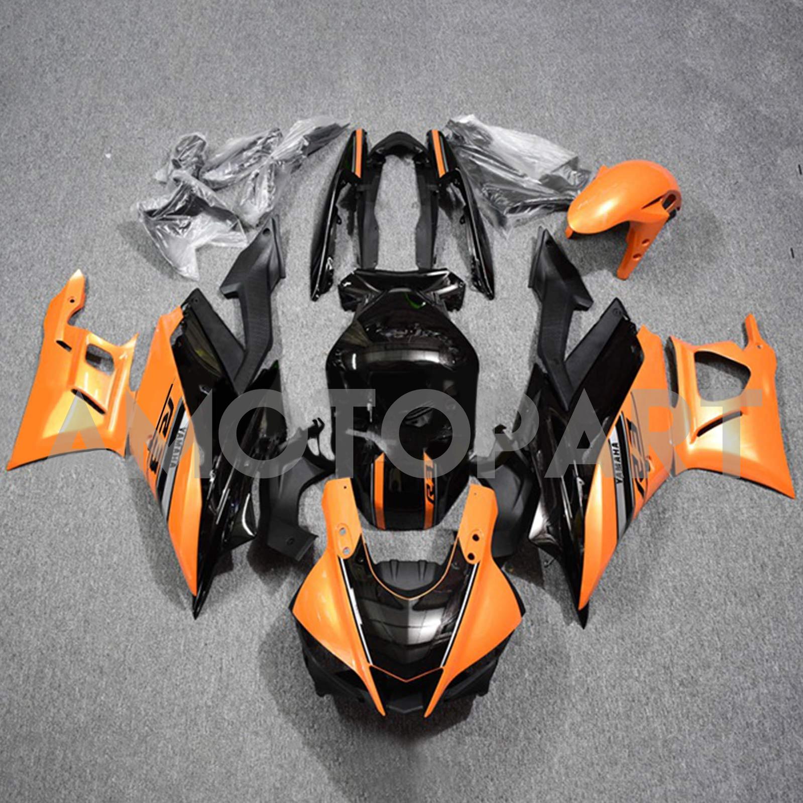 Amotopart 2022-2024 Yamaha YZF-R3 R25 Orange Fairing Kit