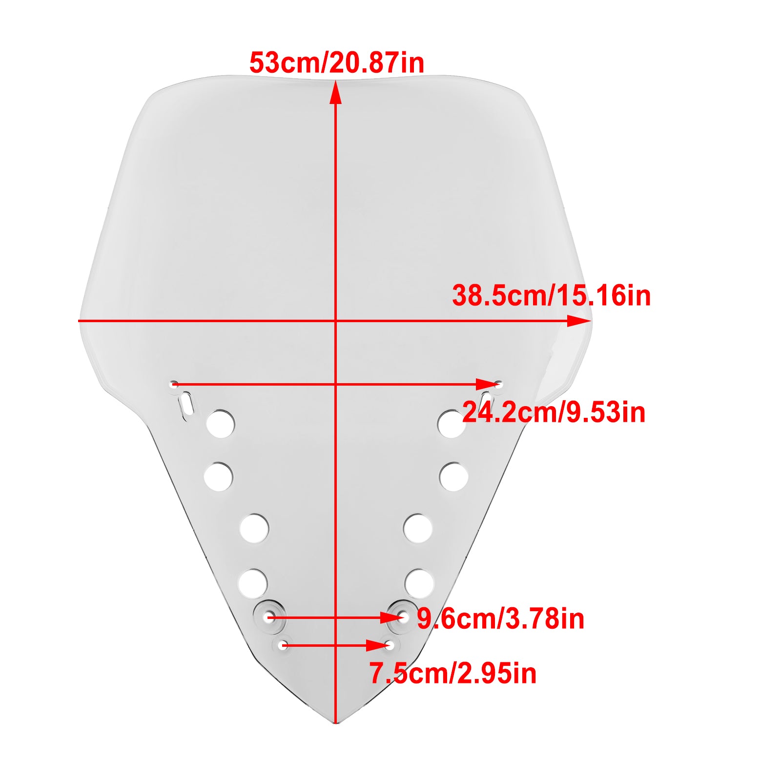 ABS Motorcycle Windshield WindScreen fit for YAMAHA X-MAX 300 2023