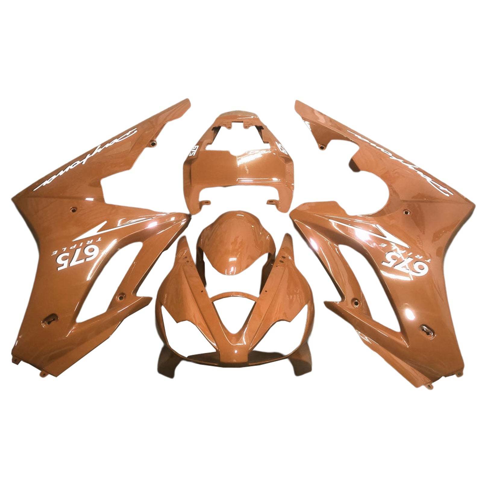 Amotopart 2006-2008 Triumph Daytona 675 Brown Fairing Kit