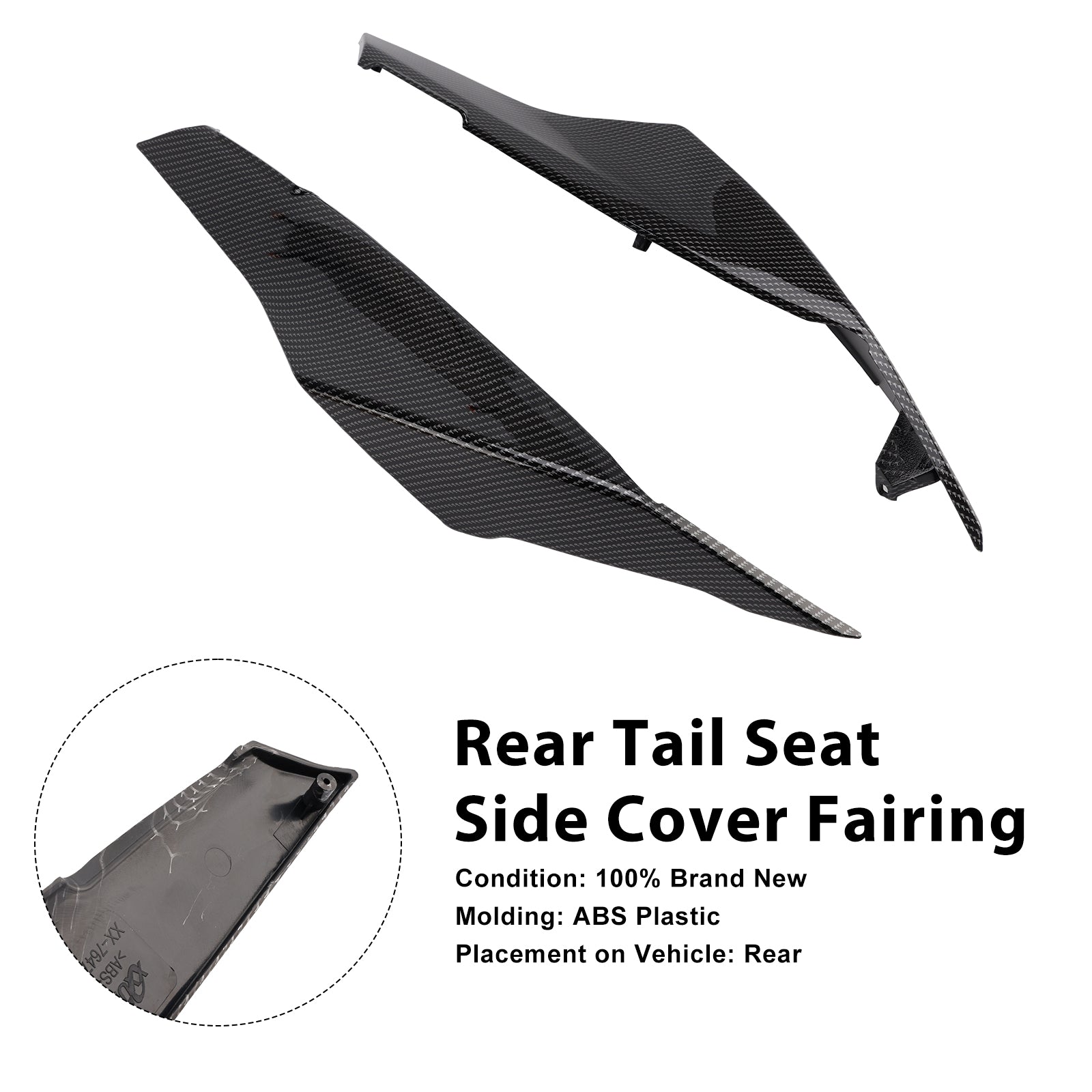 2024-2025 Aprilia RS457 RS 457  Rear Tail Seat Side Cover Fairing