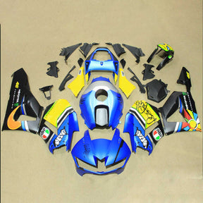 Amotopart 2013-2023 F5 CBR600RR Honda Giallo e Blu Style2 Kit carena