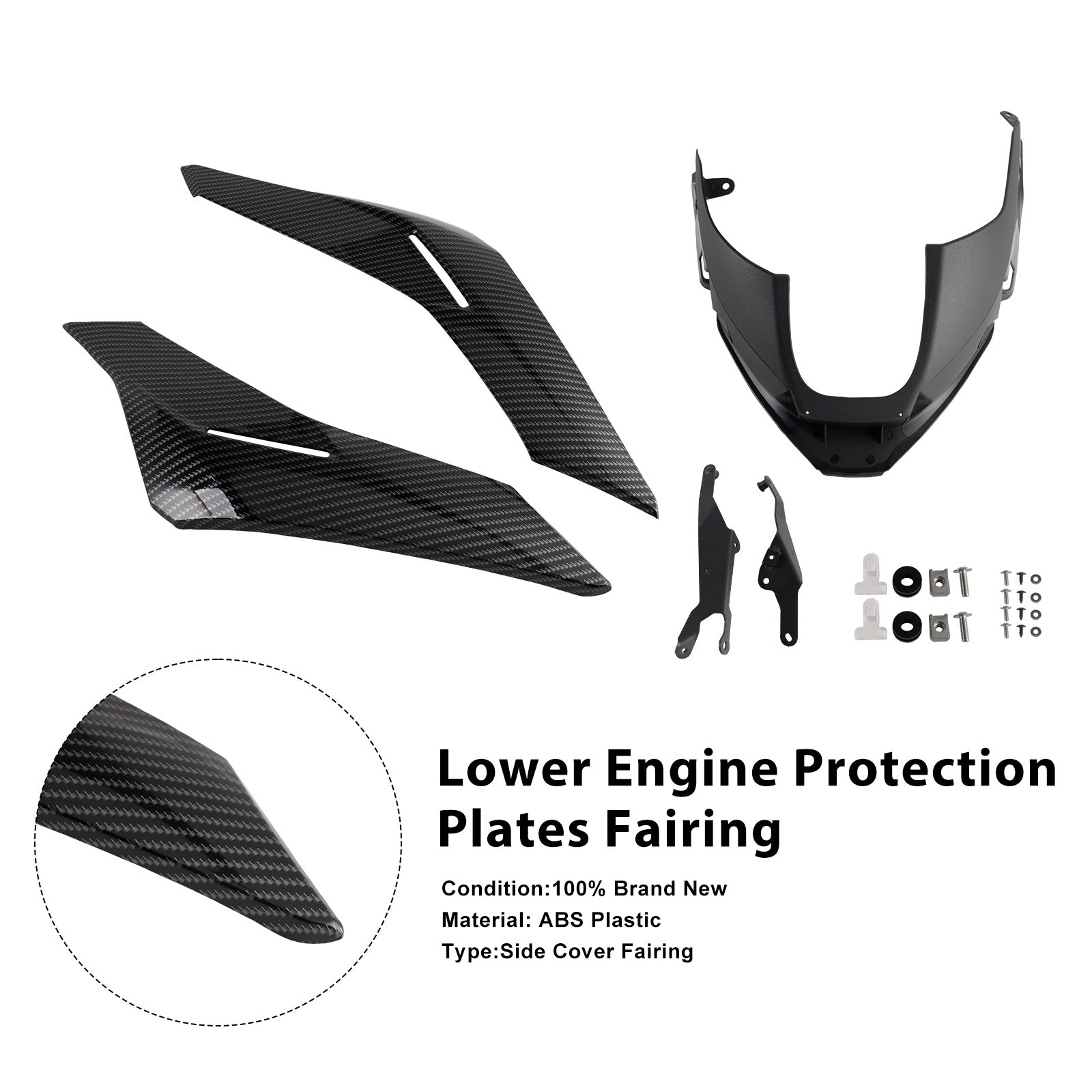 2023-2025 Street Triple 765 R/RSEngine Lower Belly Pan Panels Guard Fairing