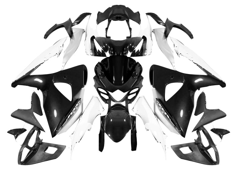 Amotopart 2009-2016 Suzuki GSXR1000 Black White Fairing Kit