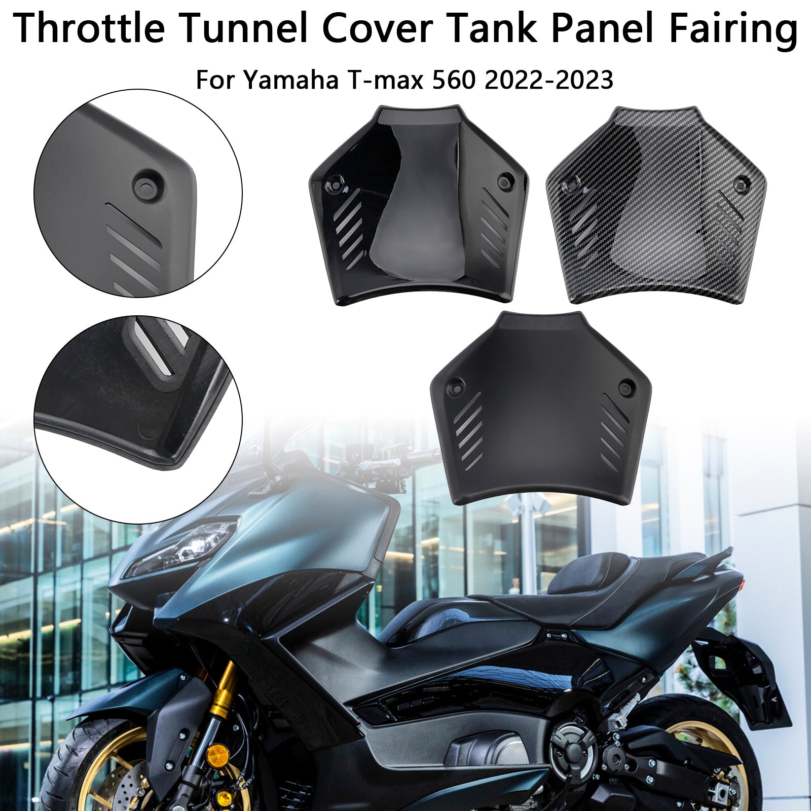 2022 2023 Yamaha Tmax 560 Throttle Tunnel Cover Tank Panel Fairing