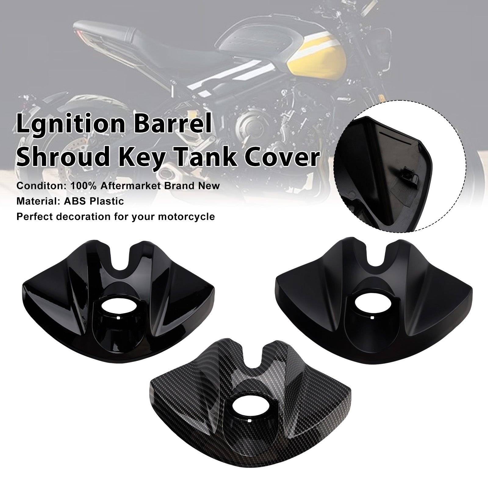 Trident 660 2022-2025 Lgnition Barrel Shroud Key Tank Cover