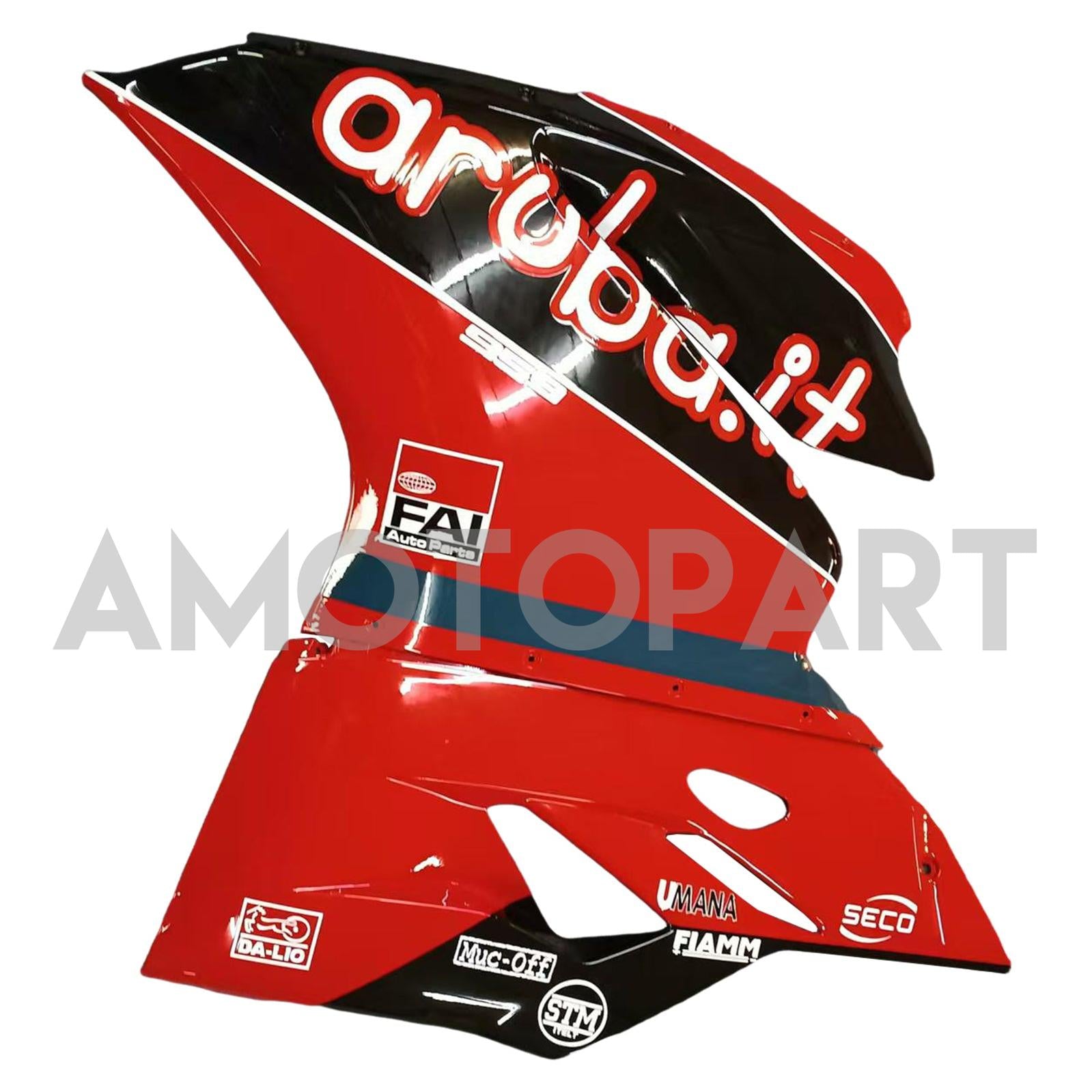 Amotopart 2015-2020 Ducati 959 Red Black With Decals Fairing Kit