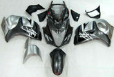 Amotopart 2008-2020 Suzuki Hayabusa GSX1300R Grey&Silver Fairing Kit