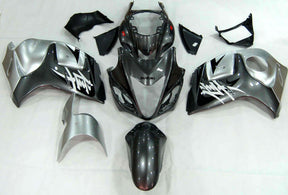 Amotopart 2008–2020 Suzuki Hayabusa GSX1300R Verkleidungsset in Grau und Silber