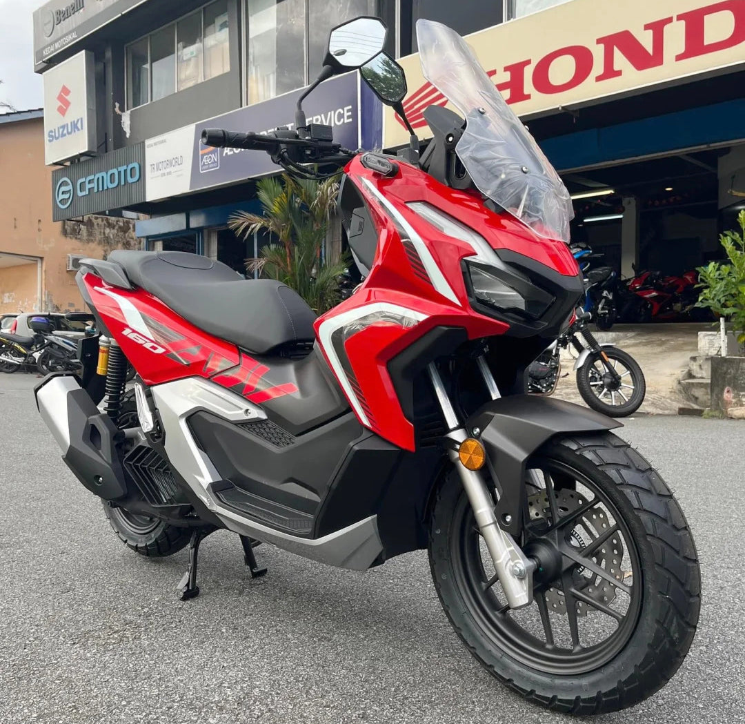 Amotopart 2022-2024 Honda ADV160 Schwarz Weiß Rot Verkleidungssatz