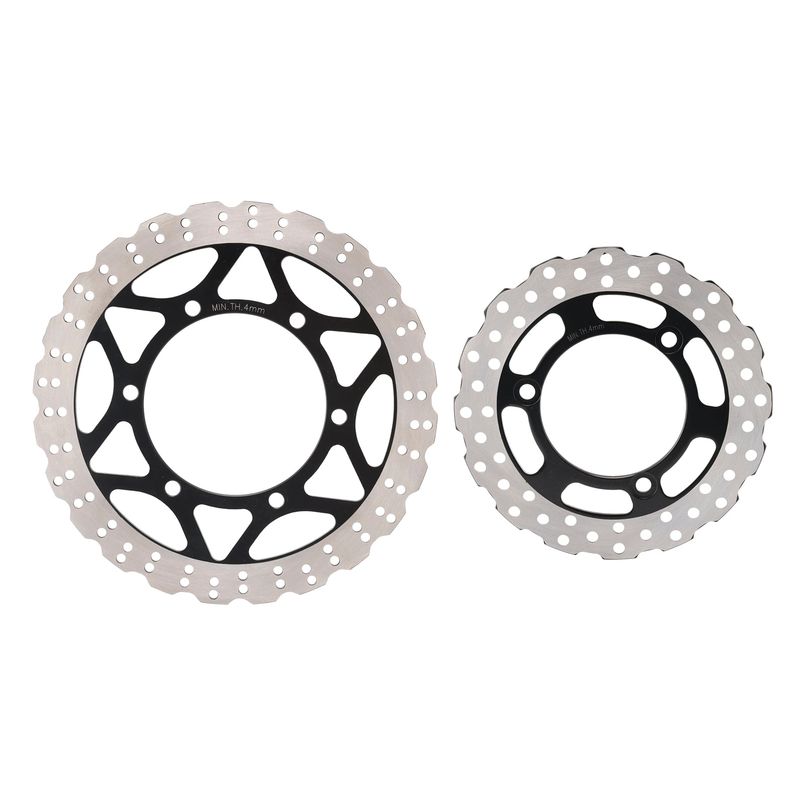 2008-2012 Kawasaki Ex250k Ex250j Ninja 250 R Front & Rear Brake Disc Set