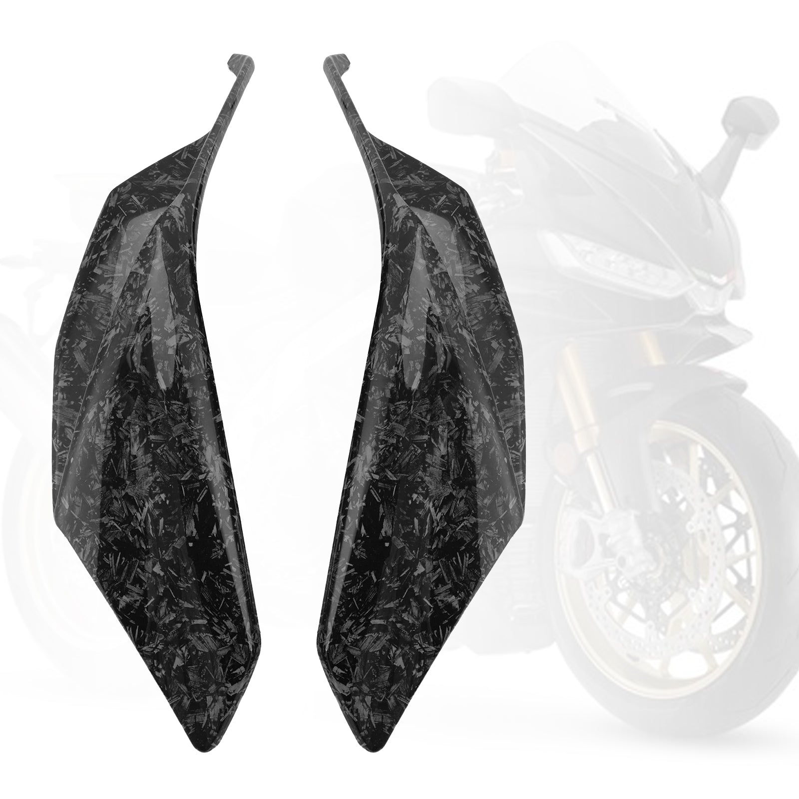 2021-2024 Aprilia RSV4 Air Deflector Spoiler côté camegage Kit Kit Kit
