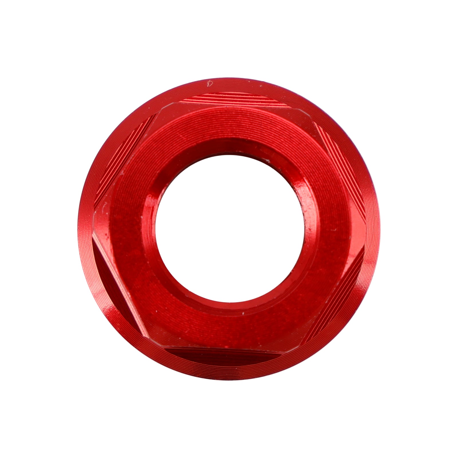 6 Pack Motorcycle Bike Aluminum Rear Sprocket Flange Nuts M10X1.5mm Red