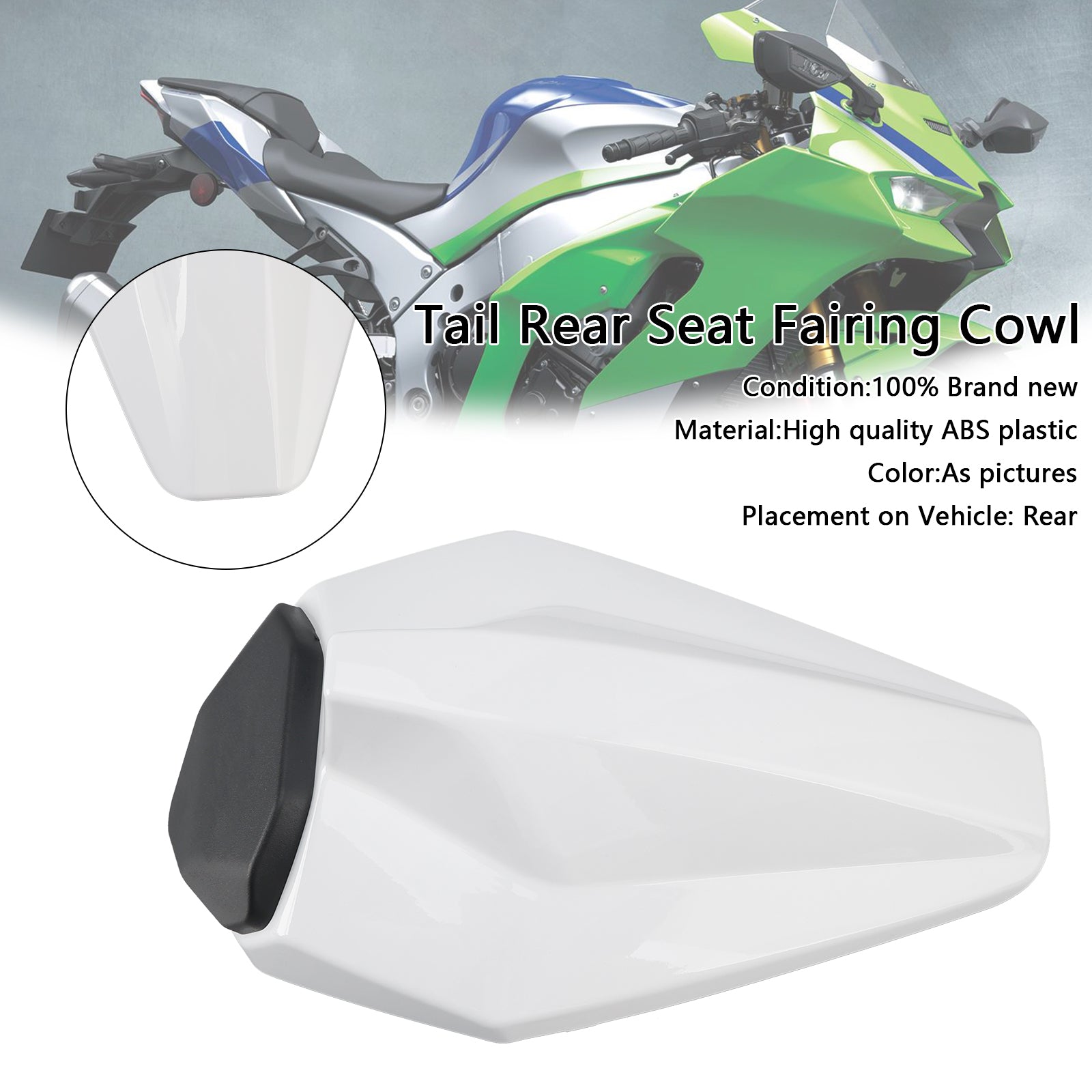 2016-2025 Kawasaki ZX10R ZX-10R  Racing Tail Rear Seat Fairing Cowl