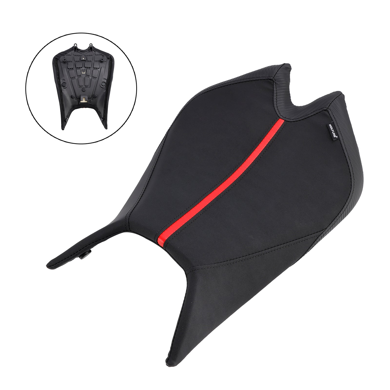 2021-2024 Aprilia RSV4 1100 Front Raider-stoel Driver Cushion Pu Black