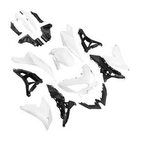 Amotopart 2022-2024 Kawasaki VERSYS 650 KLE ABS White Fairing Kit