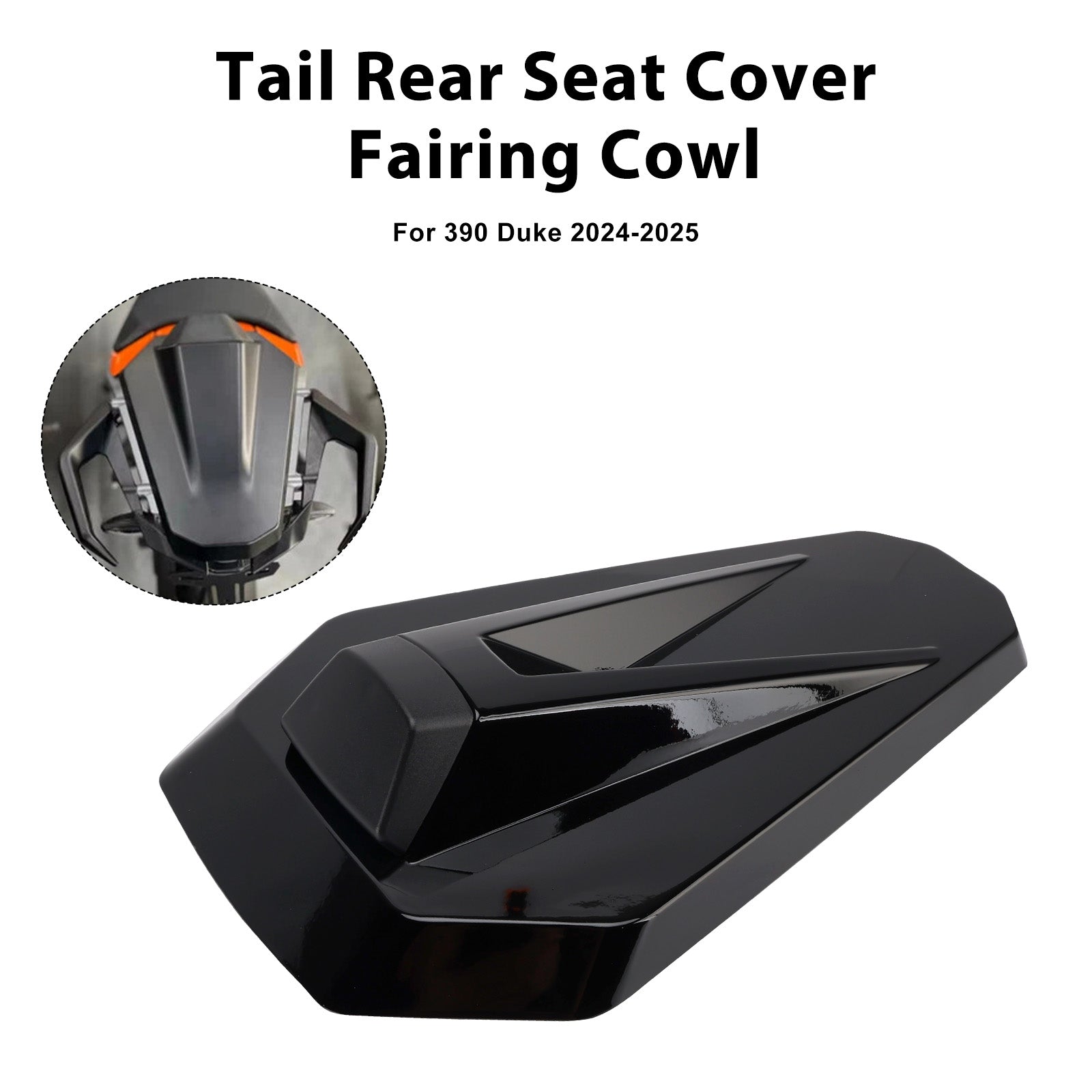 2024-2025 390 DukeTail Rear Seat Cover Fairing Cowl
