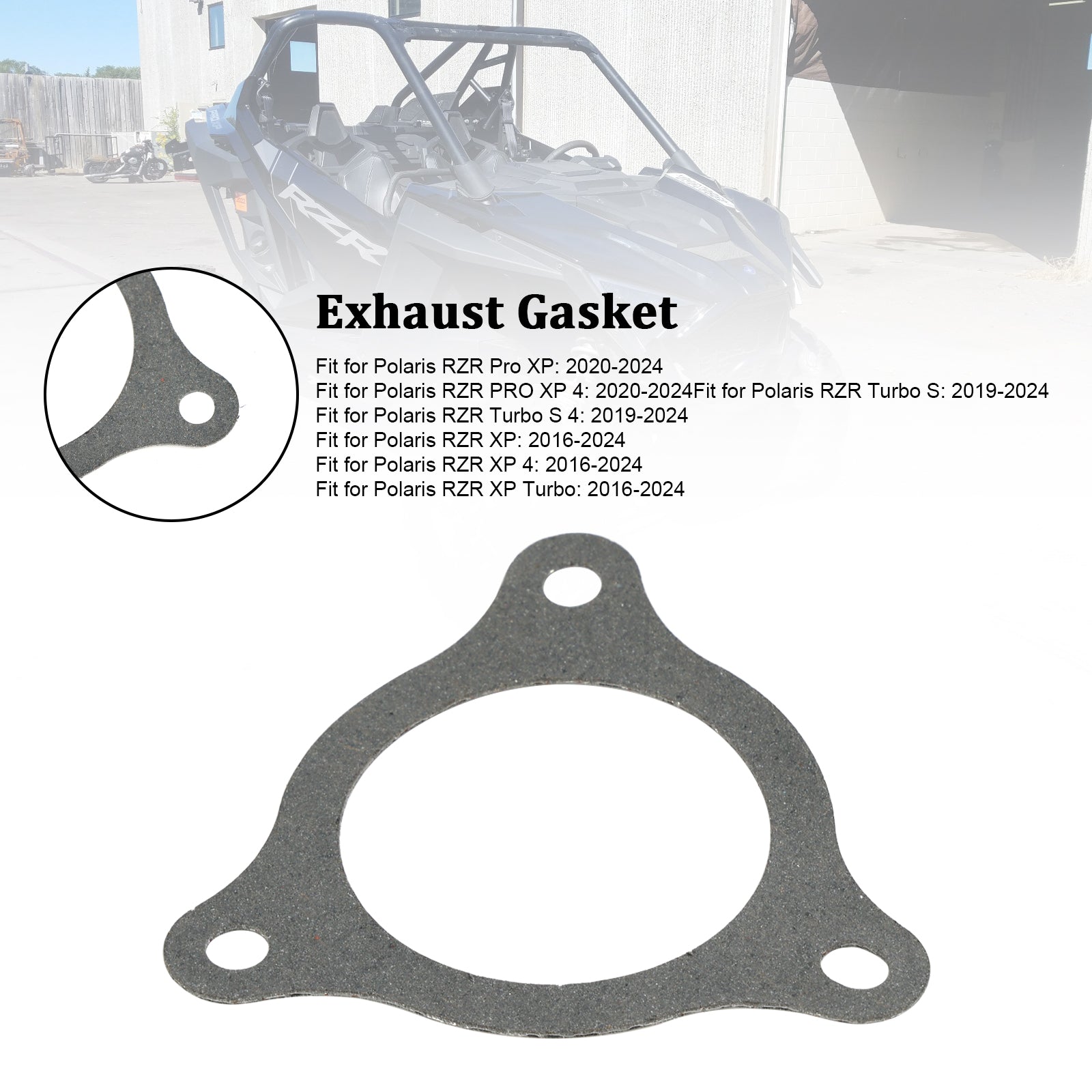 16-23 Polaris RZR Turbo XP PRO Upgraded Exhaust Gasket 5814340 5814963