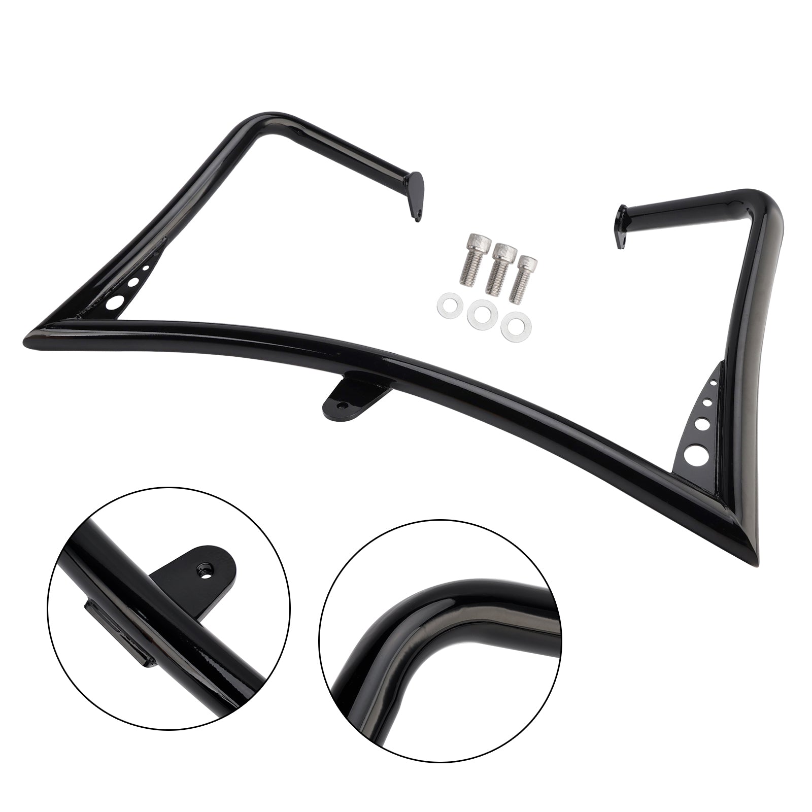 Touring Glide 1997-2008 Bumper Engine Protection Guard Crash Bar Black