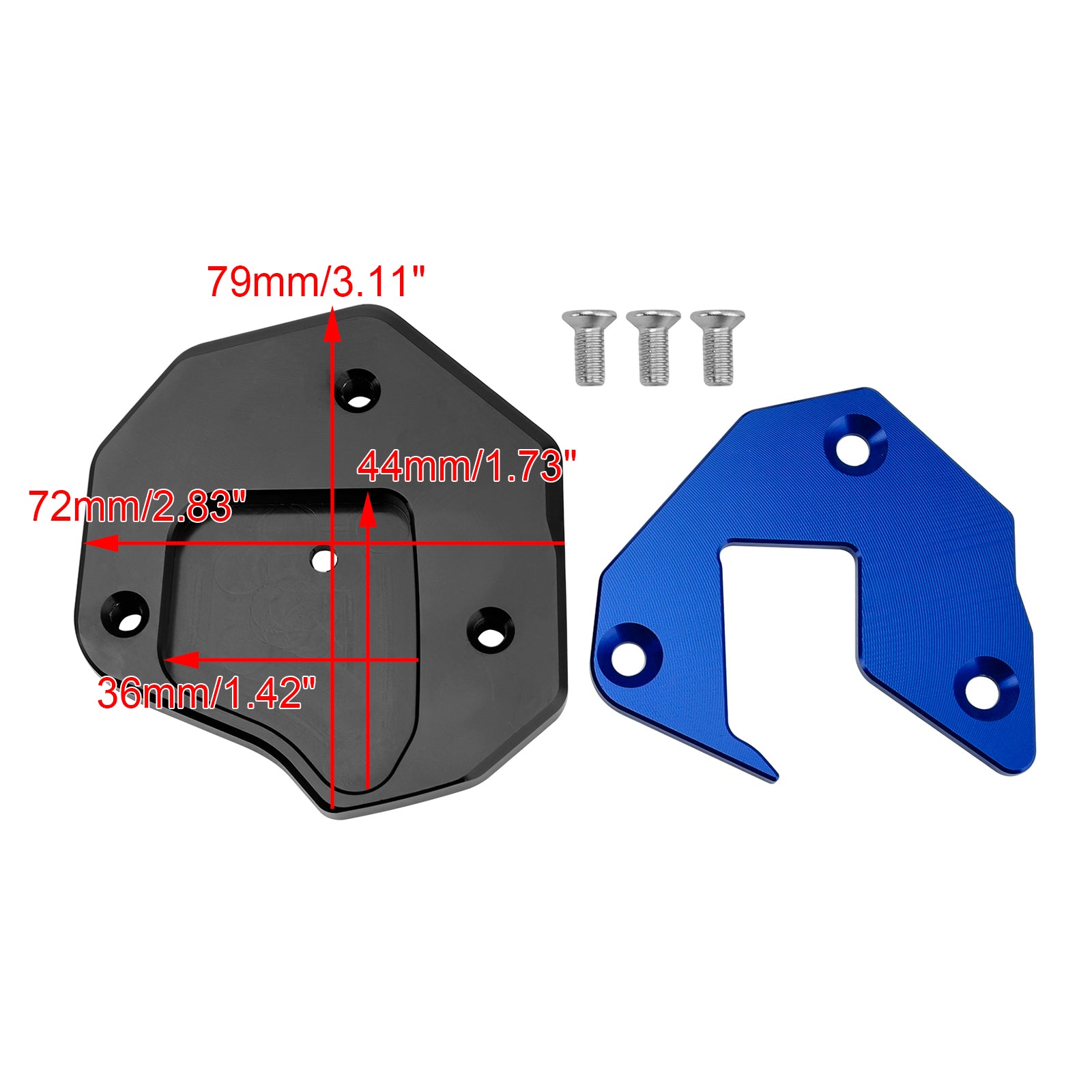 Suzuki GSXR1300R 2008-2020 Kickstand Enlarge Plate Pad