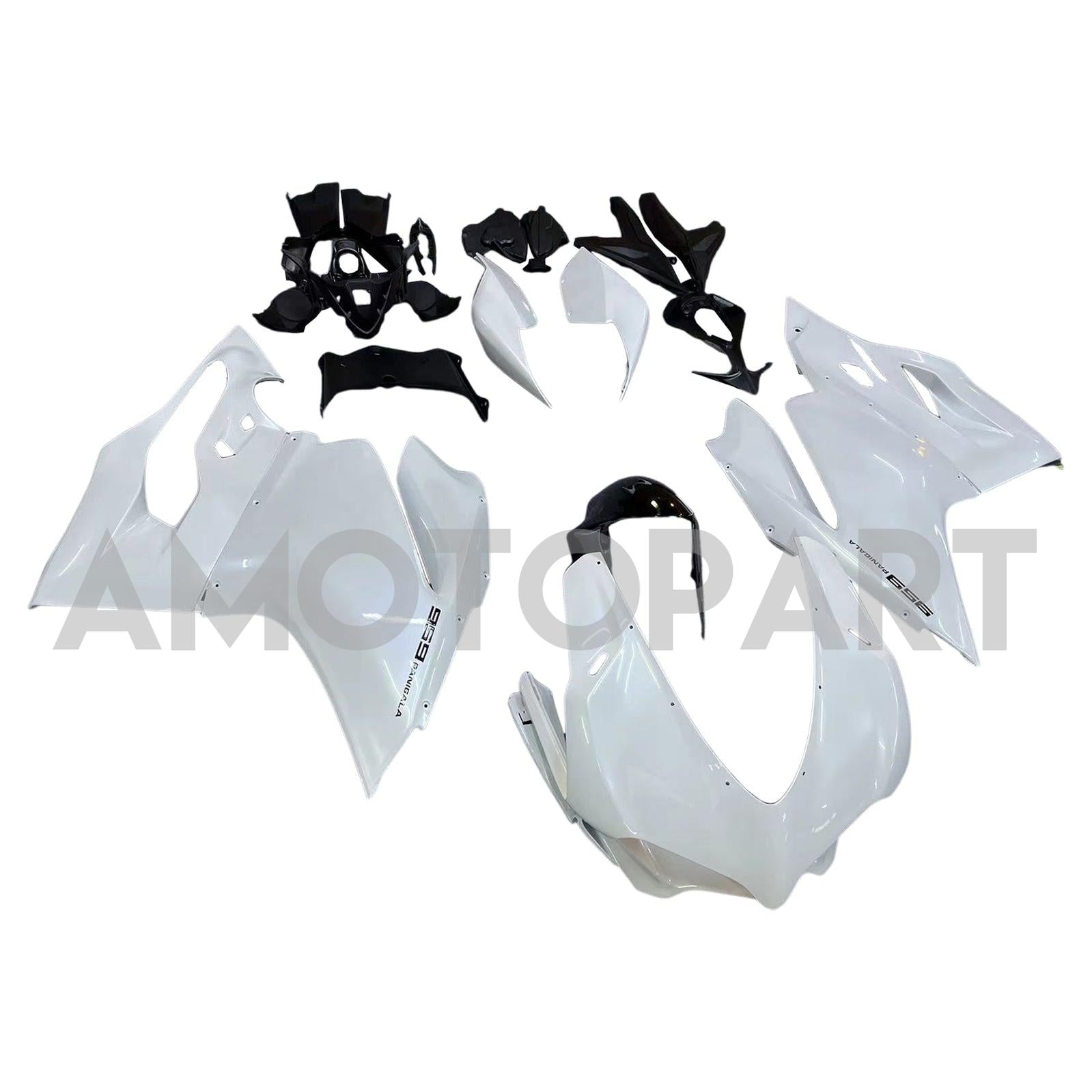Amotopart 2015-2020 Ducati 959 Glossy White Fairing Kit